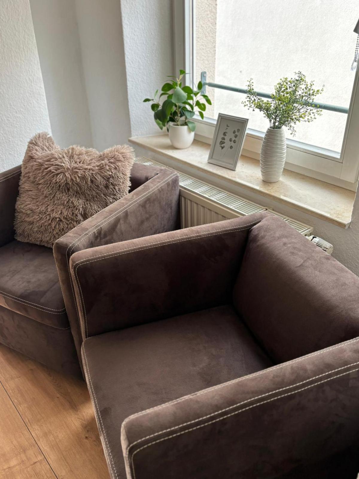 malerische Maisonettewohnung mit zwei Balkonen Plauen Exterior foto